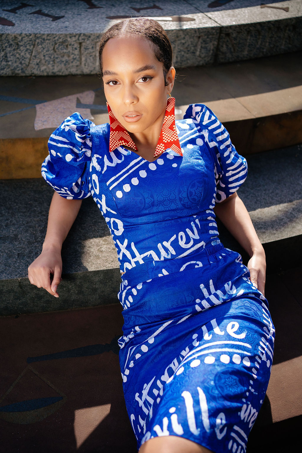 Cultureville Adire Skirt Set