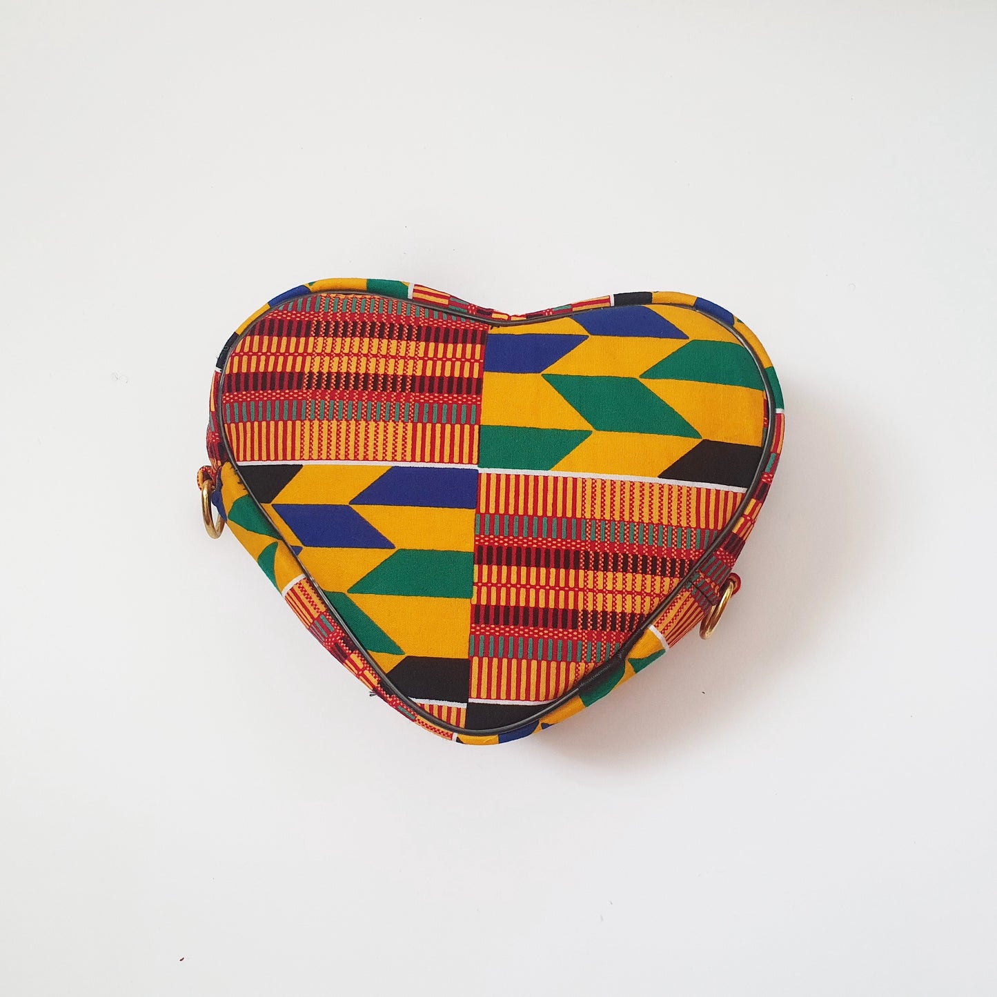 Kente Heart Bag