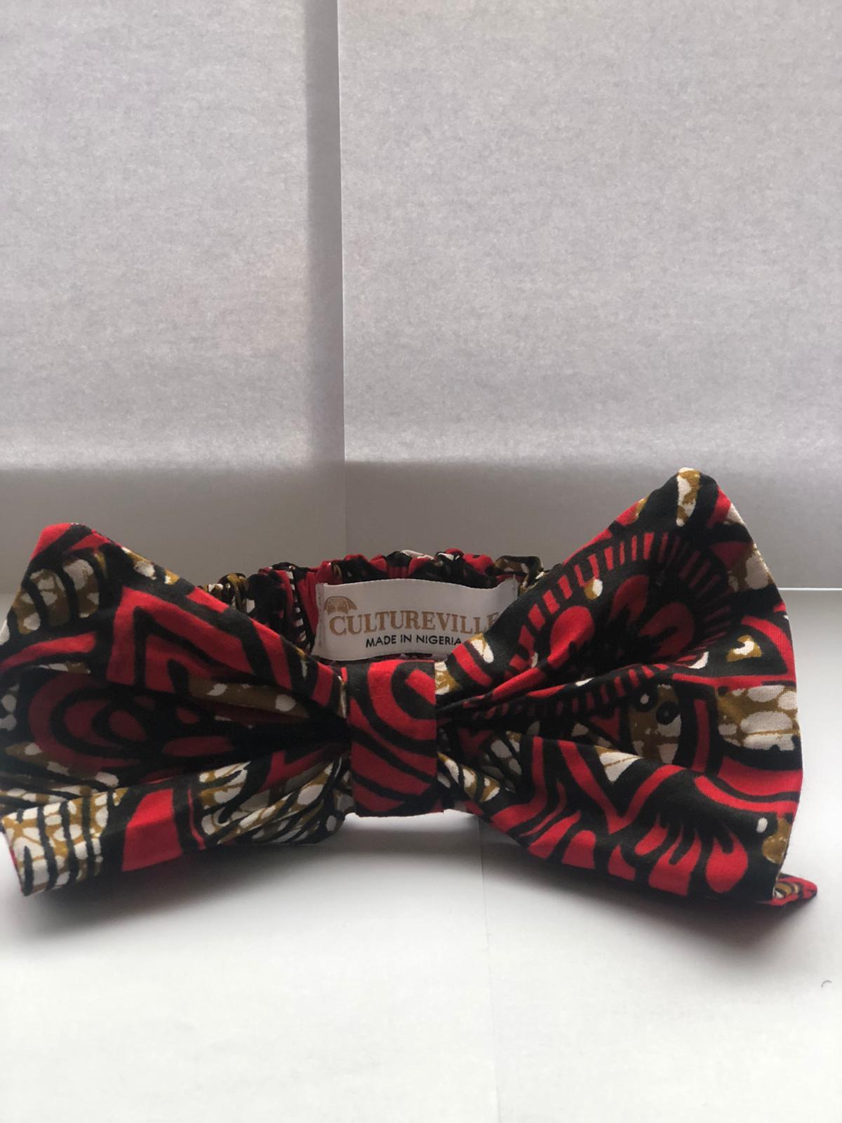 Ade African Print Bow Headband