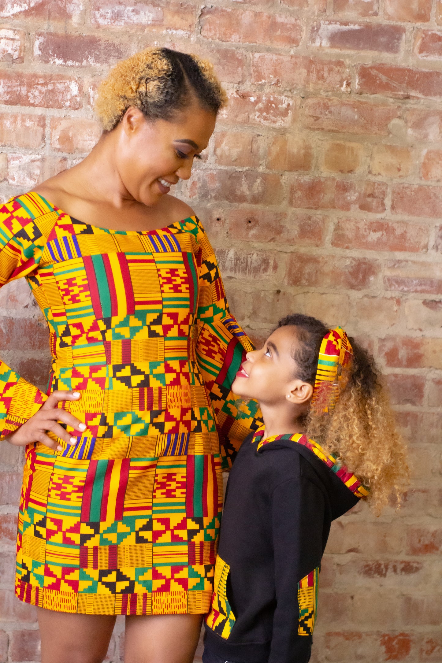 Aryee Kente Unisex Kids Hoodie