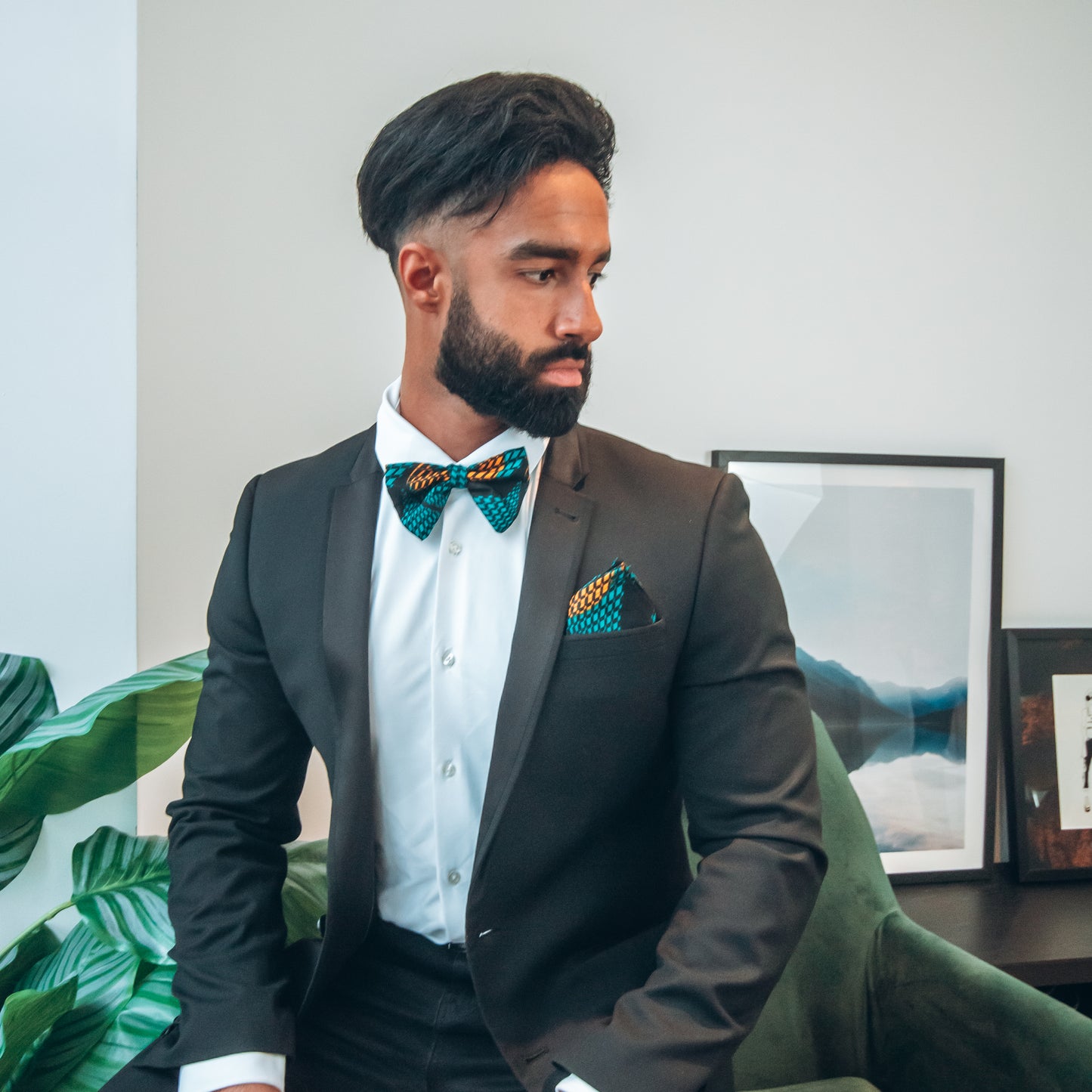 Adetayo African Print Pocket Square