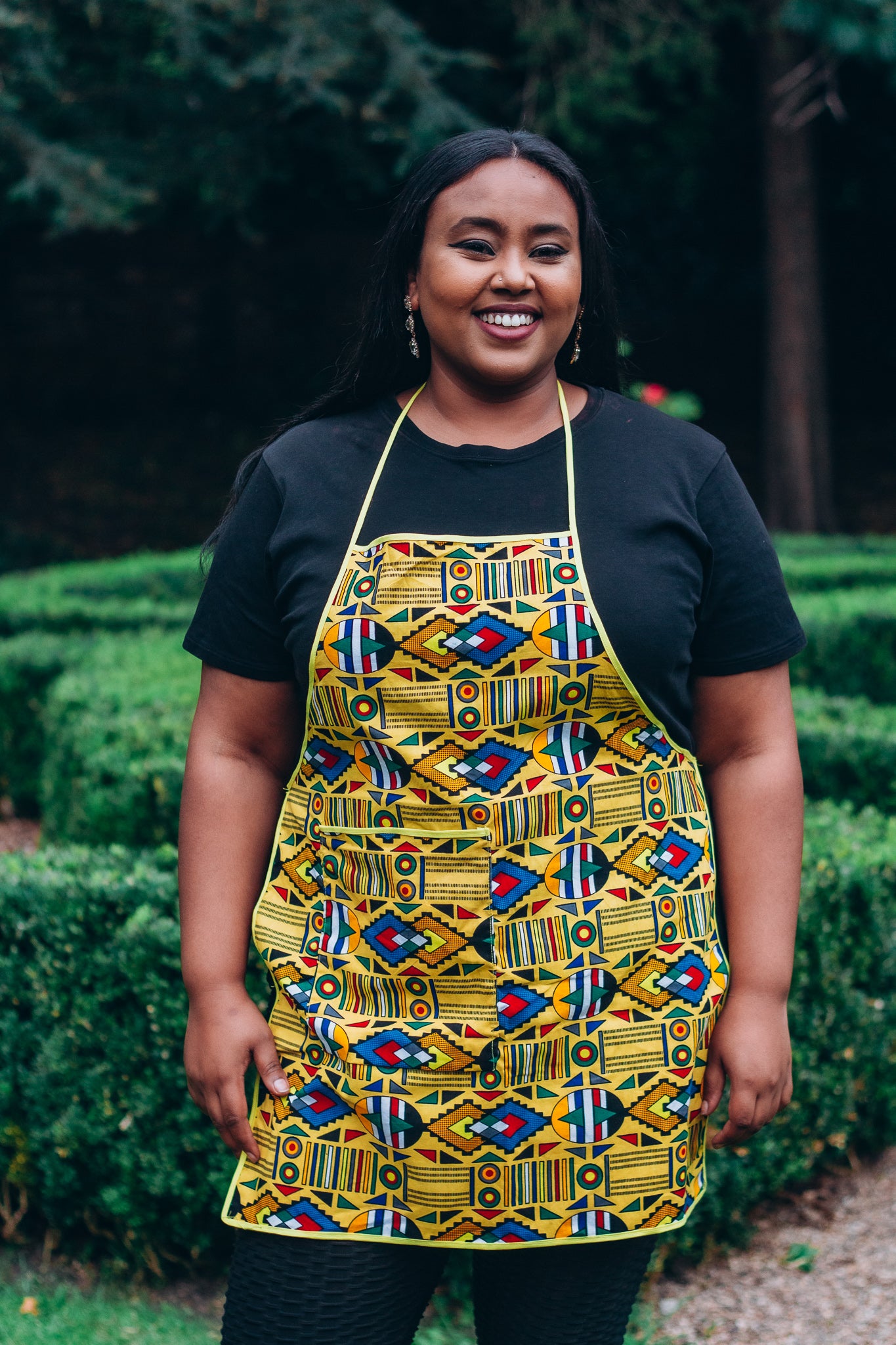 Nana African Print Apron