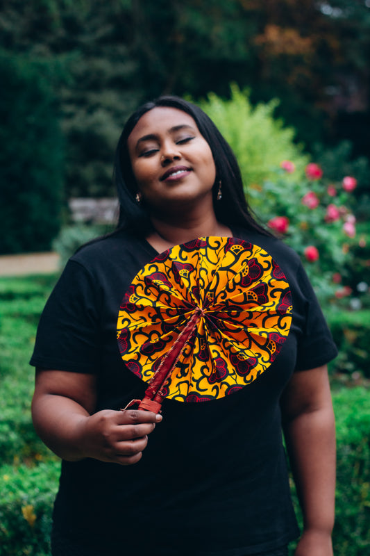 Ada Leather Bound Fan