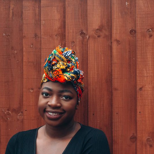 Sade Patchwork African Print Head Wrap