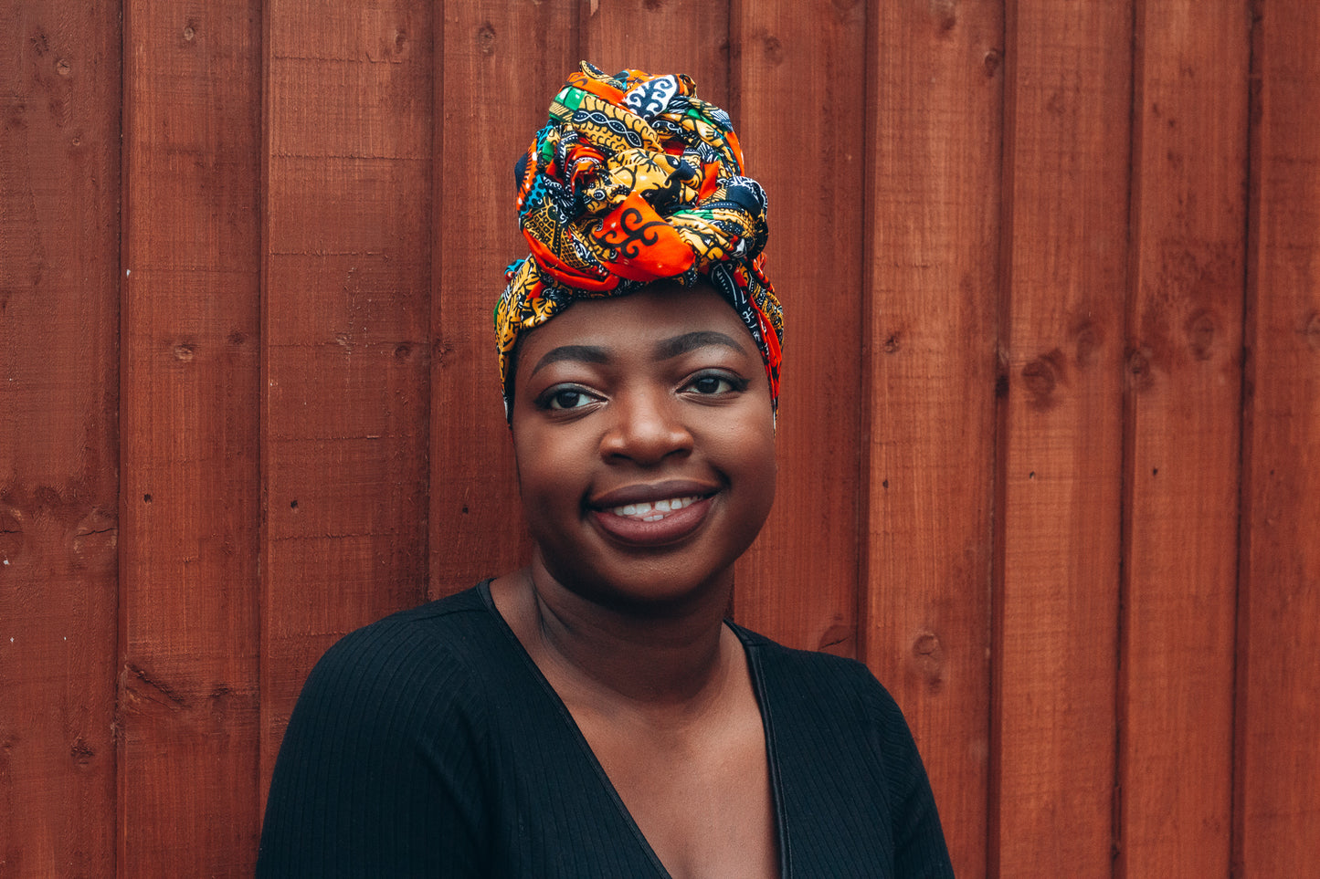 Sade Patchwork African Print Head Wrap