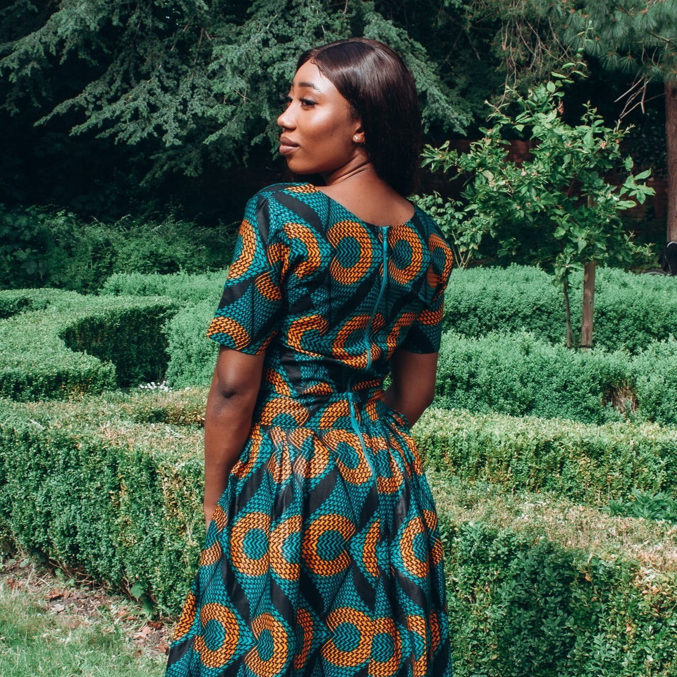 Adetayo African Print Crop Top