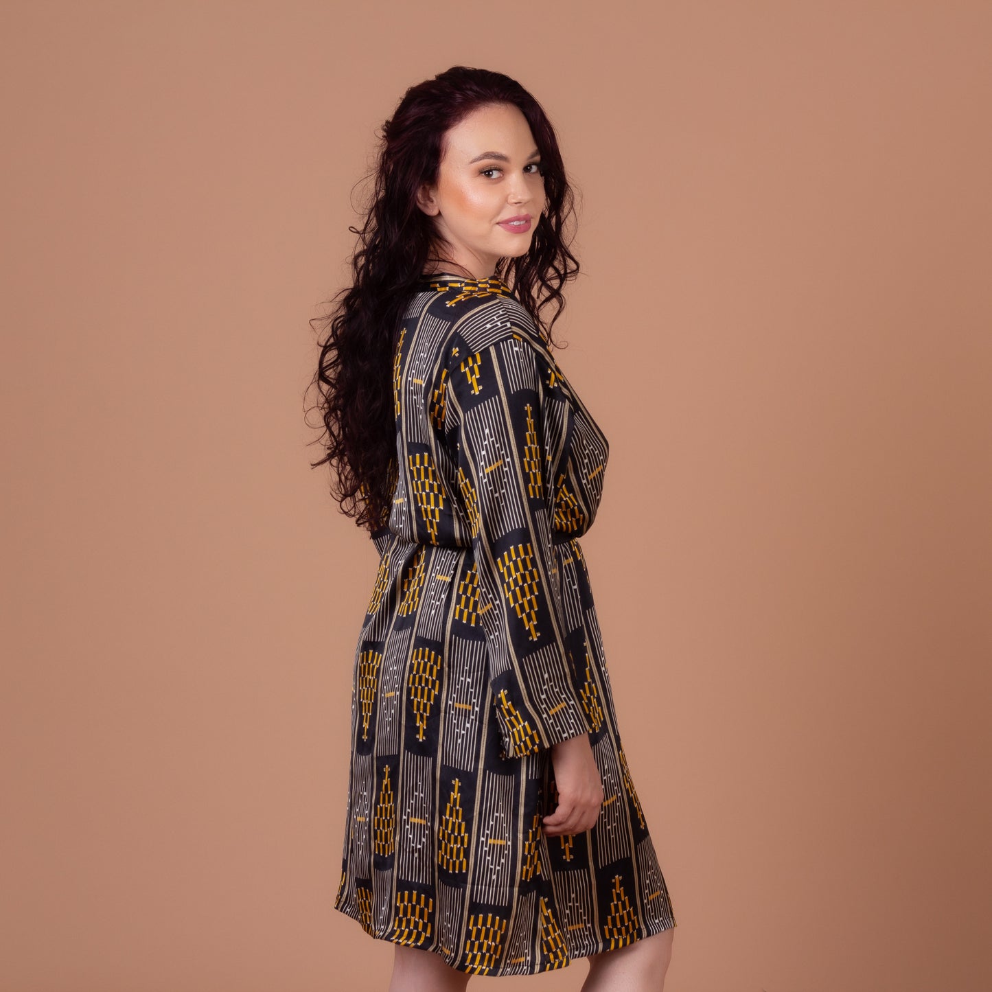 Kente Silk Dressing Gown