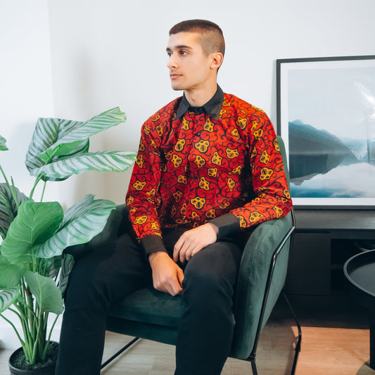 Ana African Print Long Sleeved Shirt