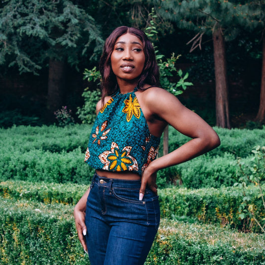 Five ways to style the Kemi African print crop top