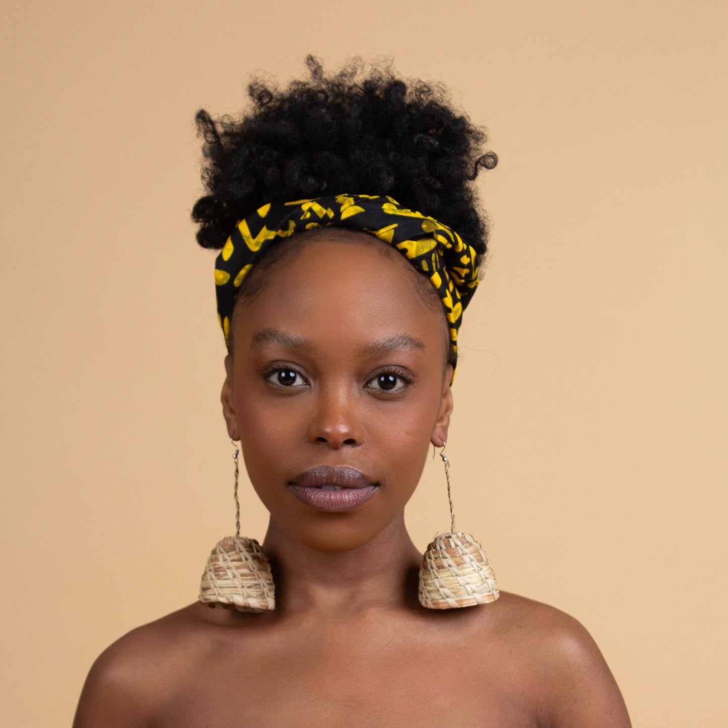 Moni Dome Woven Earrings
