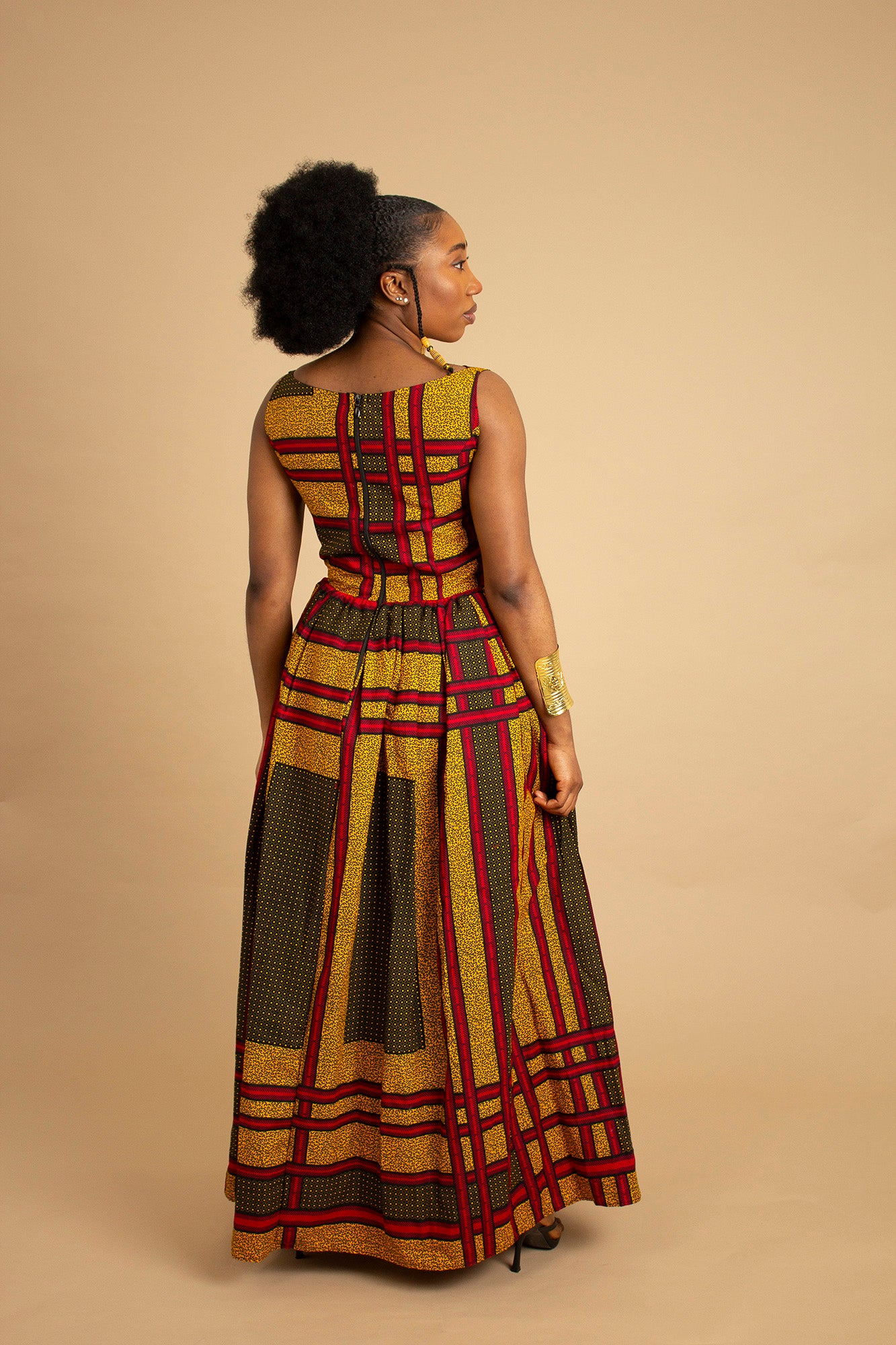 Ogo African Print Maxi Dress