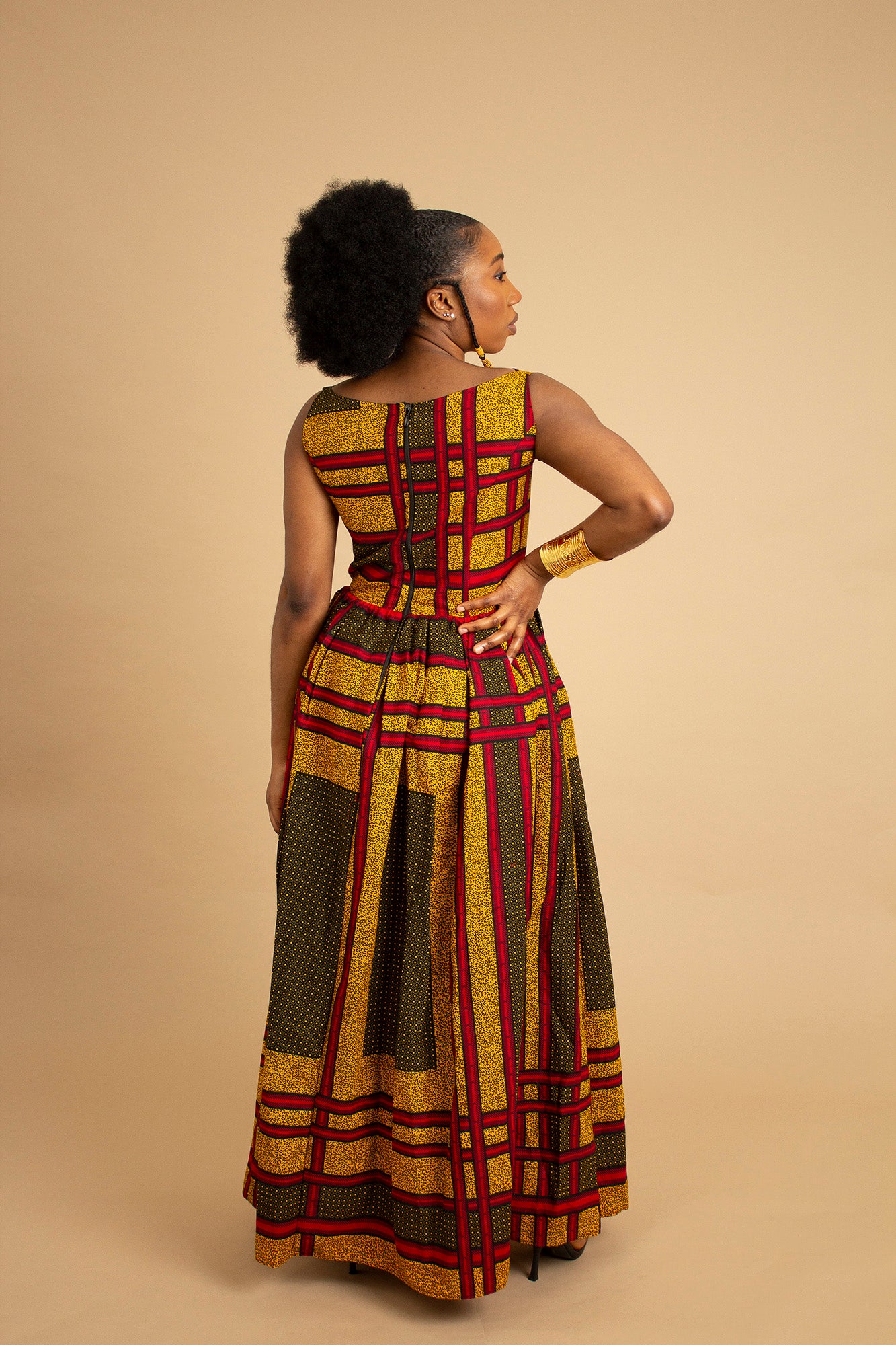 Ogo African Print Maxi Dress
