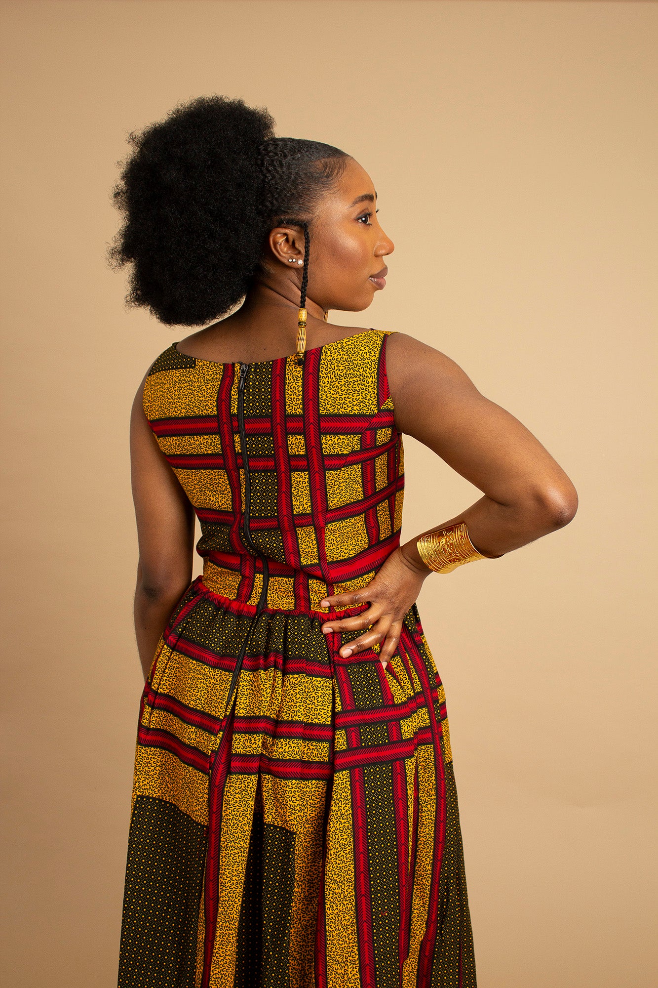 Ogo African Print Maxi Dress