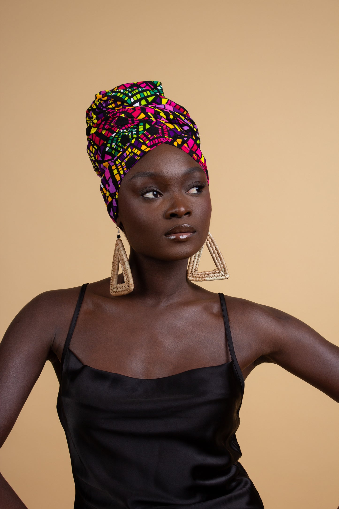 Demi African Print Head Wrap