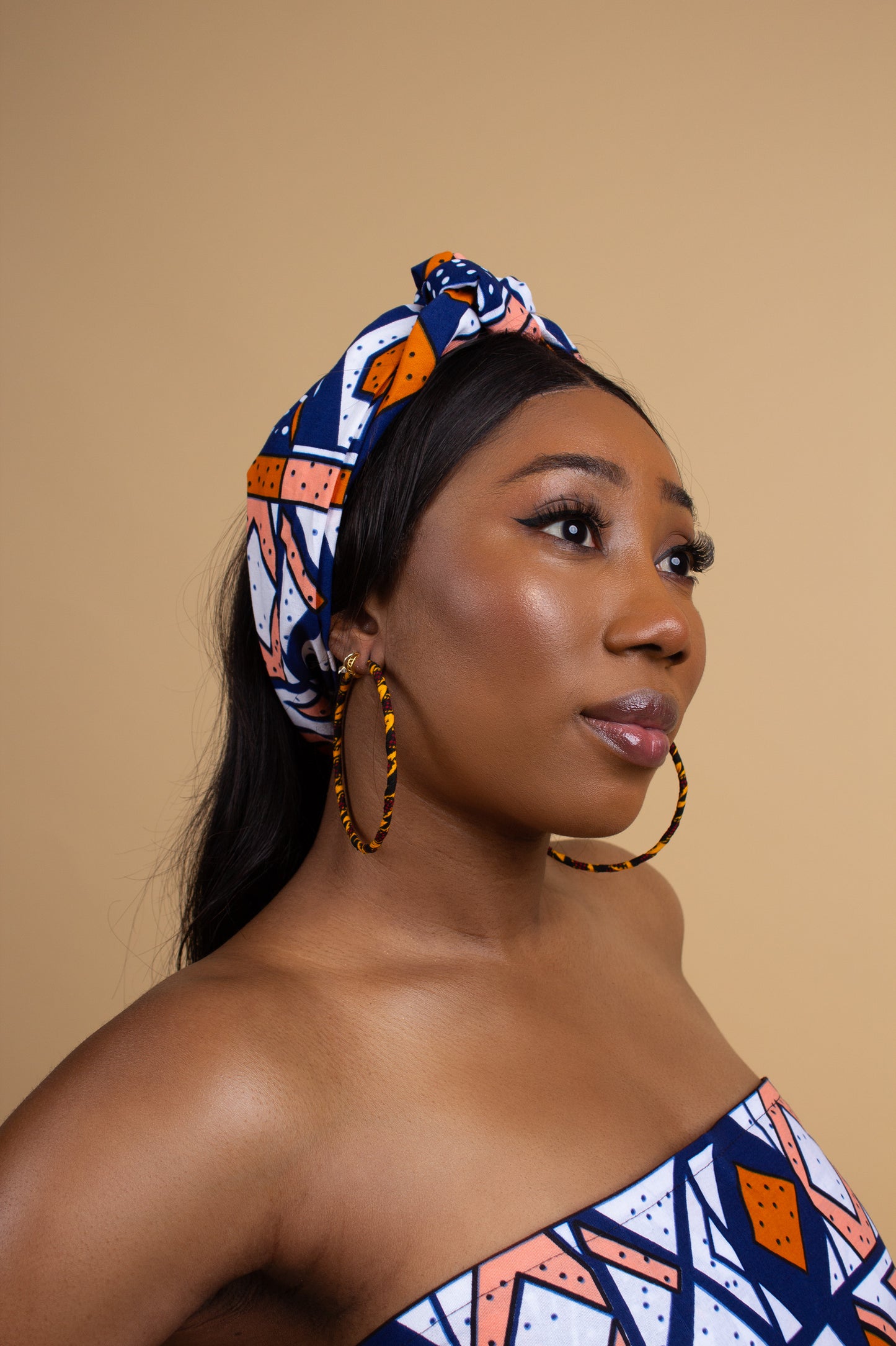 Kola African Print Head Wrap