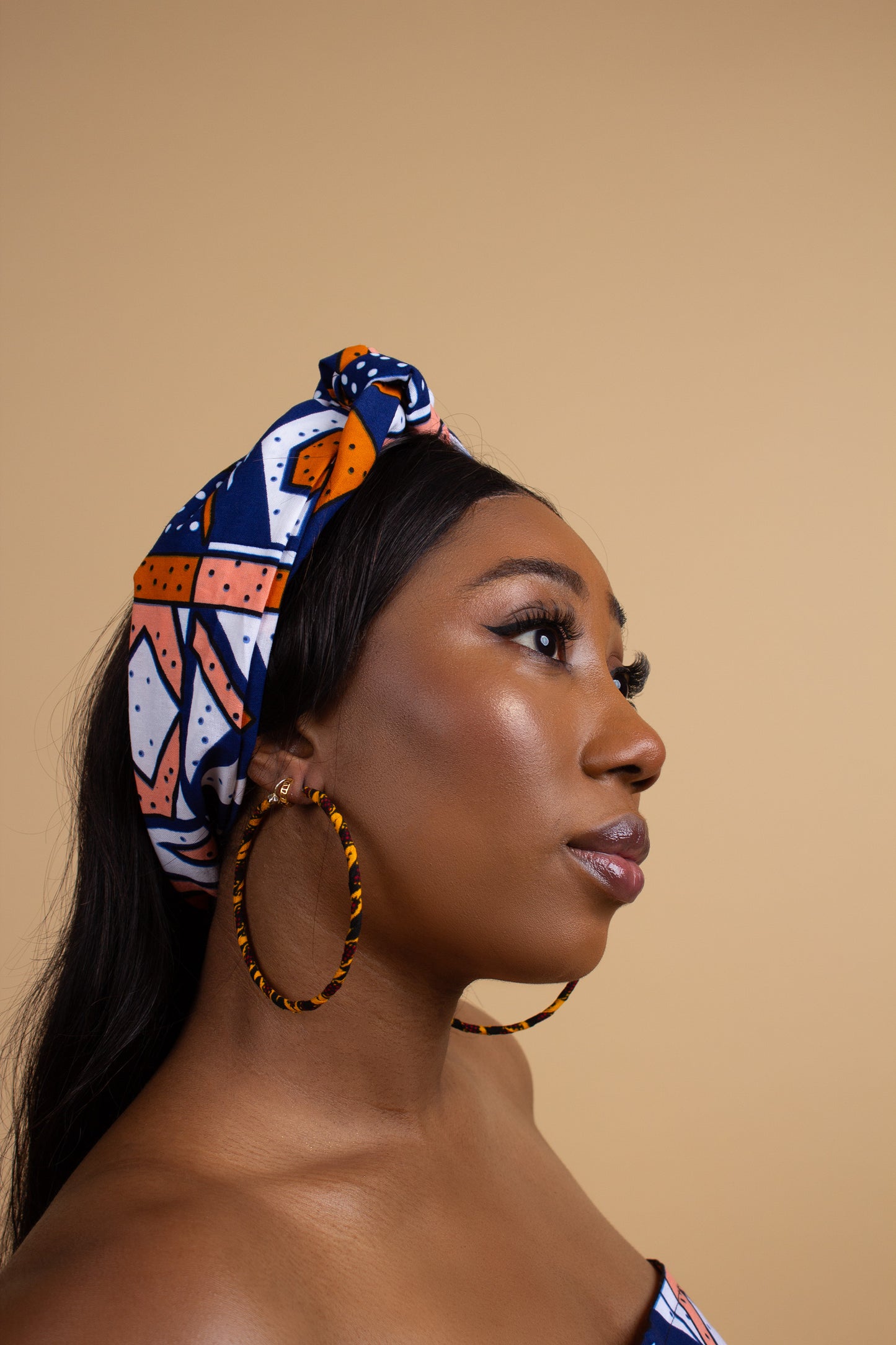 Kola African Print Head Wrap