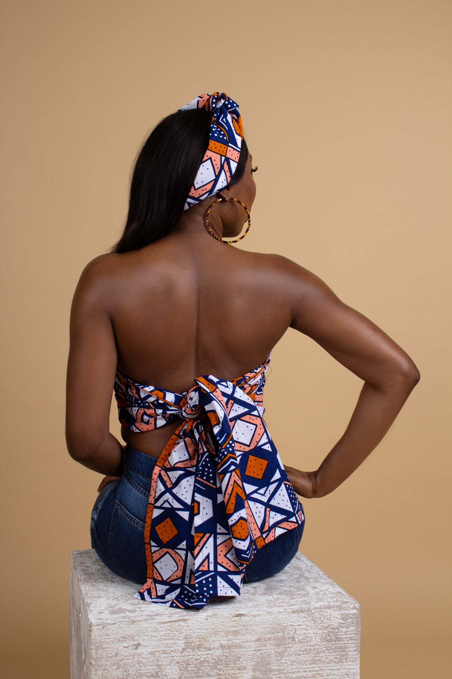 Kola African Print Head Wrap