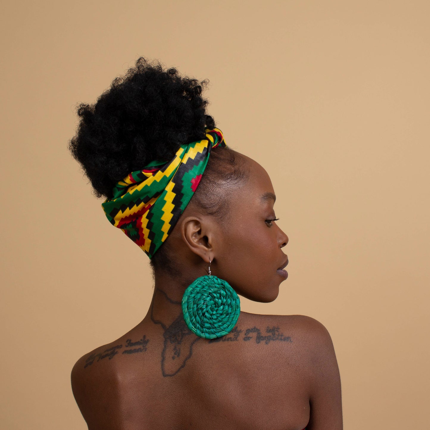 Olu African Print Head Wrap