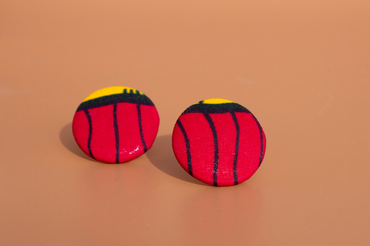 Keji Button Earrings