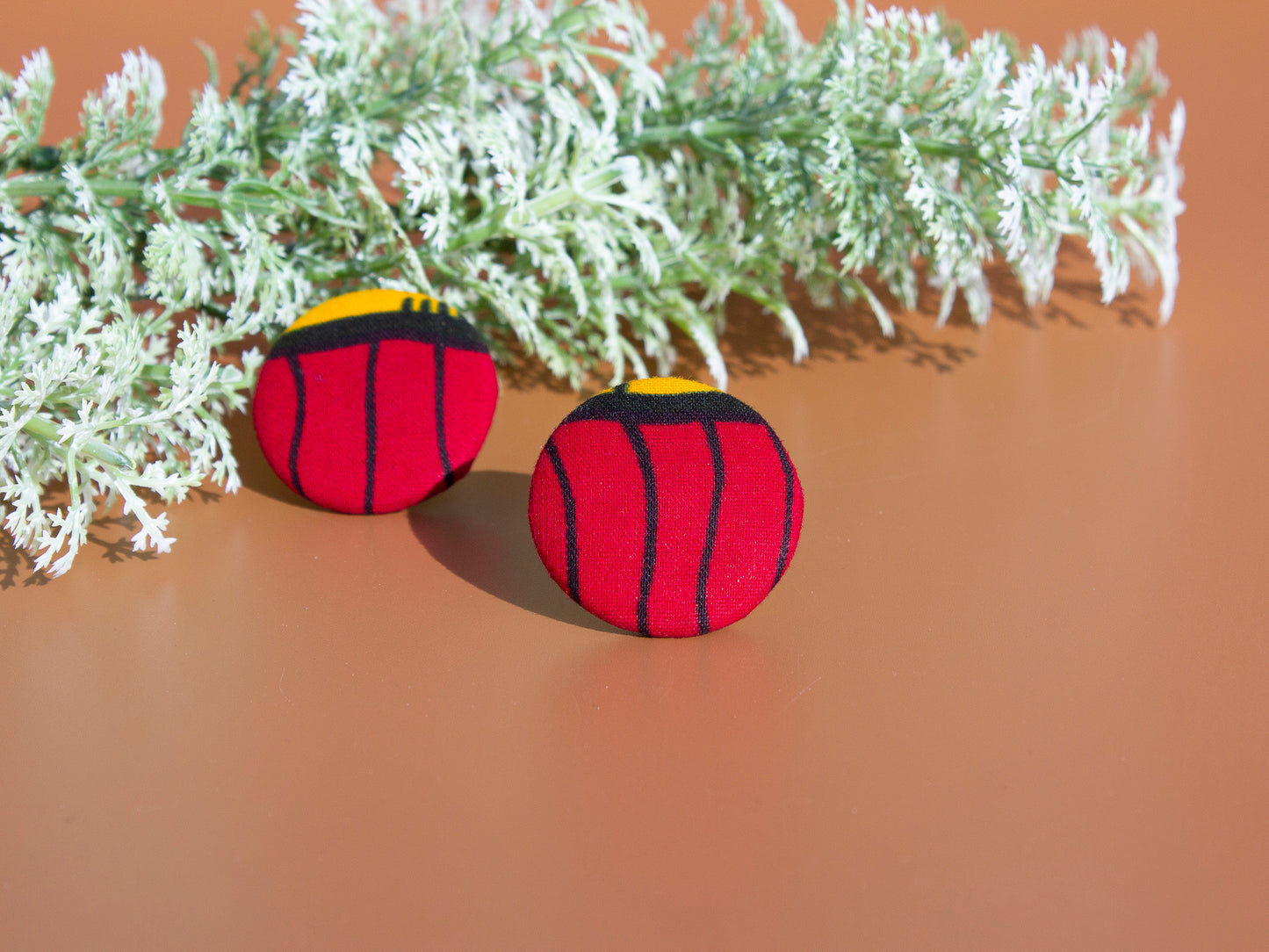 Keji Button Earrings