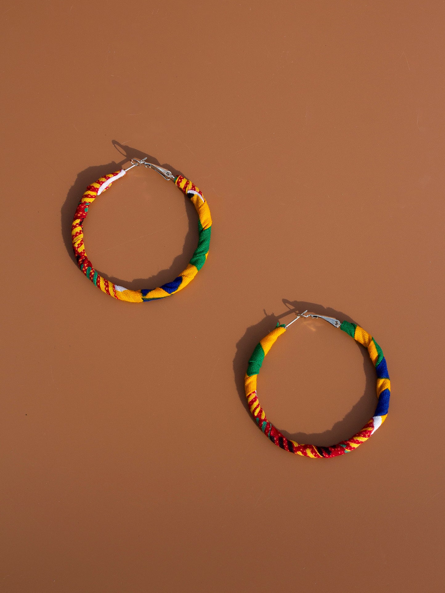 Kente Hoop Earrings