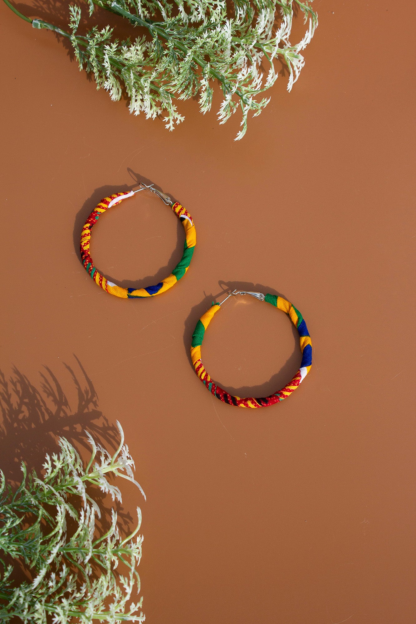 Kente Hoop Earrings