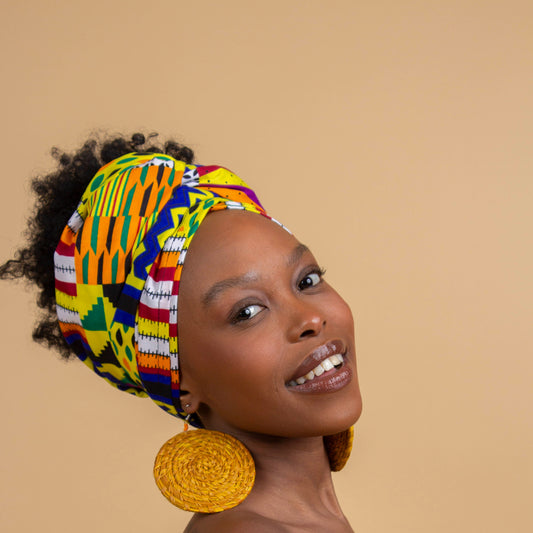 Sola African Print Head Wrap