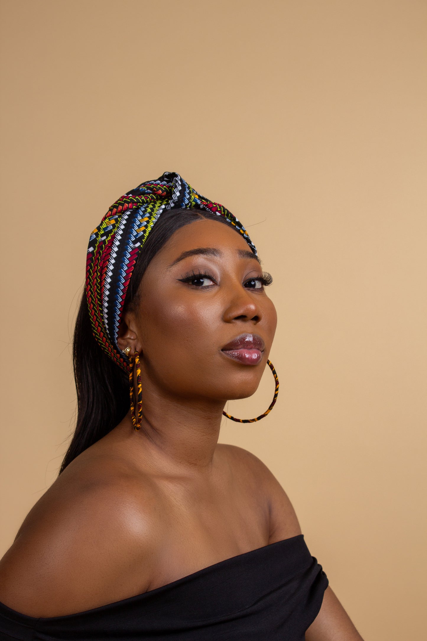 Enola African Print Head Wrap