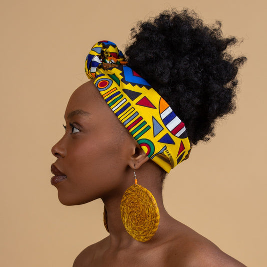 Nana African Print Head Wrap