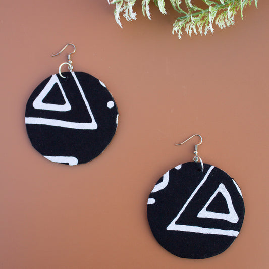 Simi Disc Drop Earrings