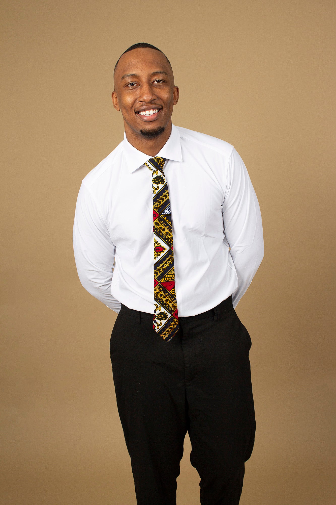 Teju African Print Tie