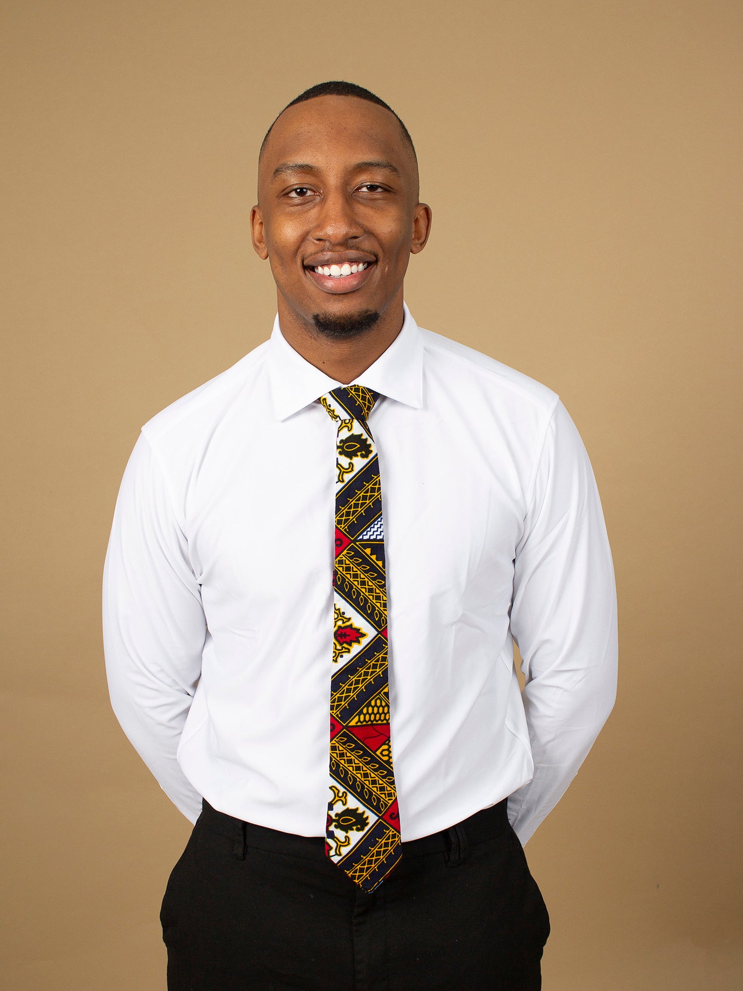Teju African Print Tie