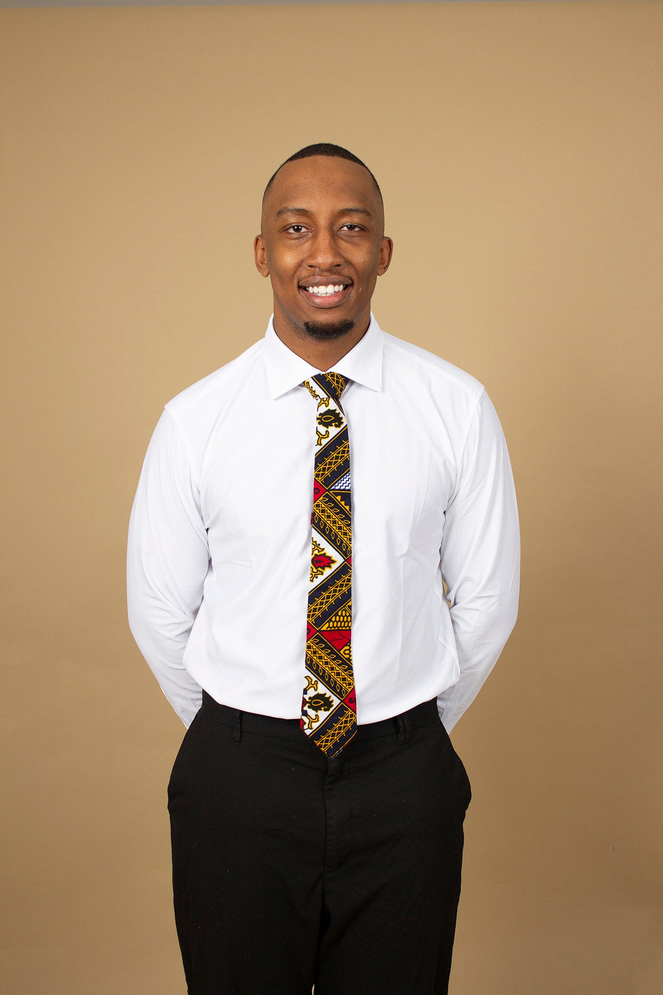 Teju African Print Tie