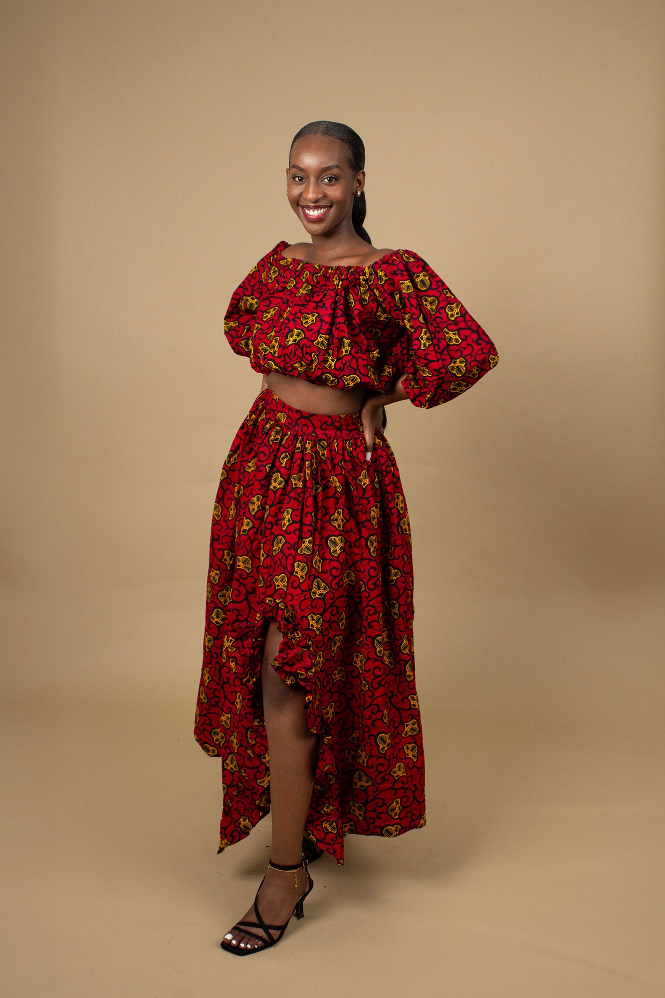 Ana Top and Maxi Skirt Set