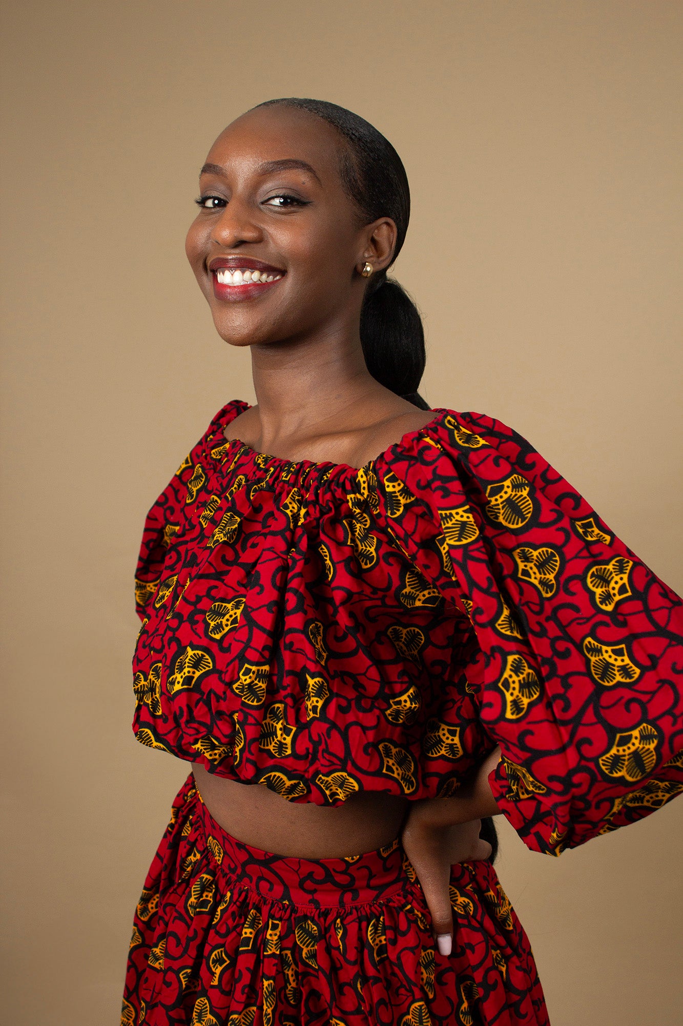 Ana Top and Maxi Skirt Set
