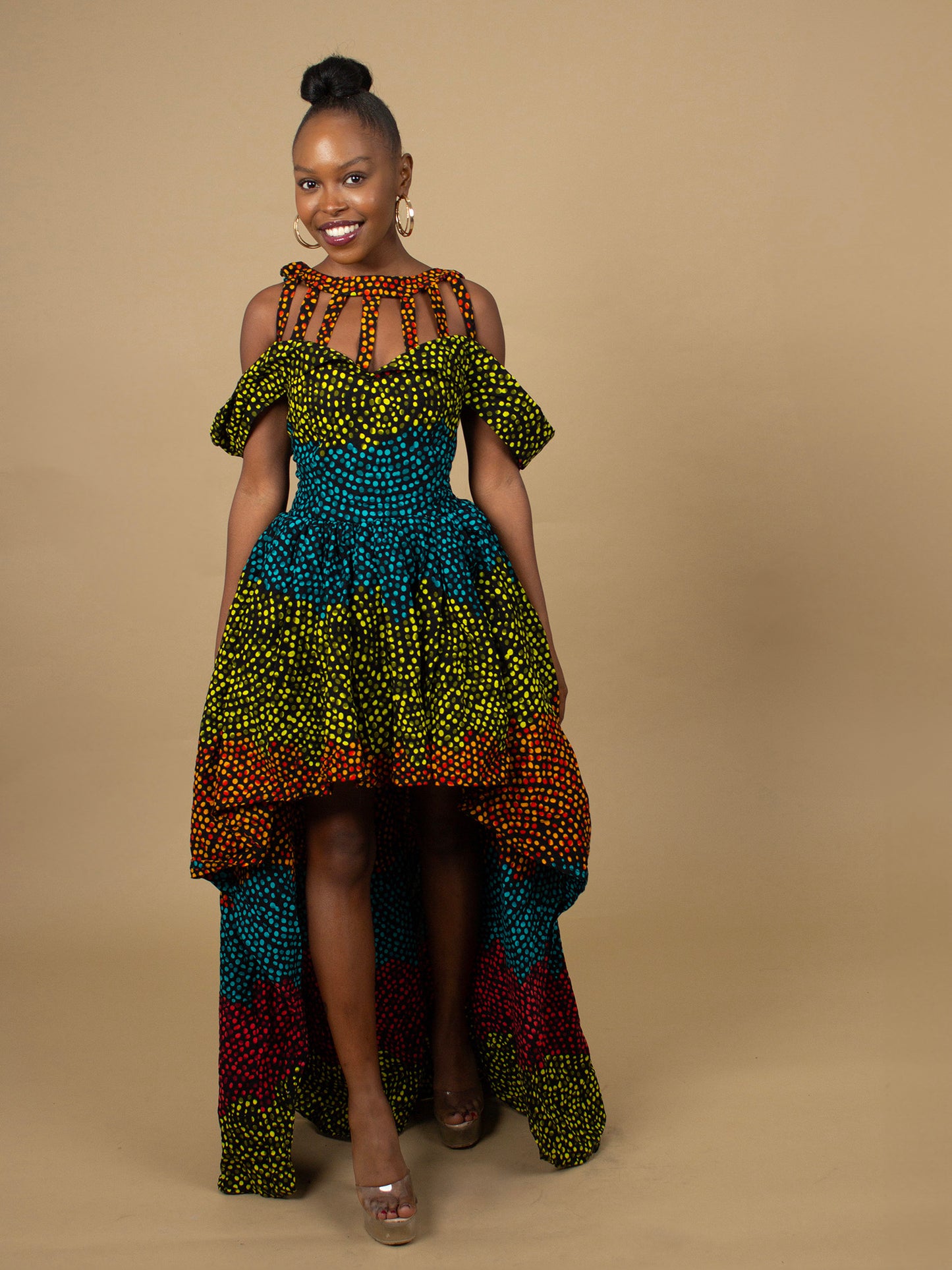 Kai High Low Maxi Dress