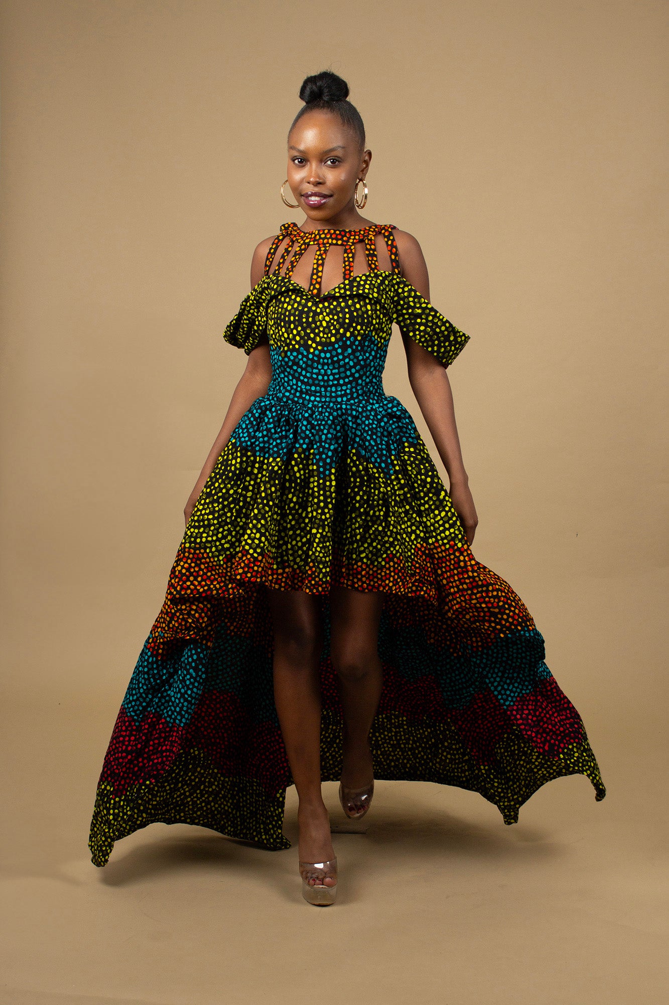 Kai High Low Maxi Dress