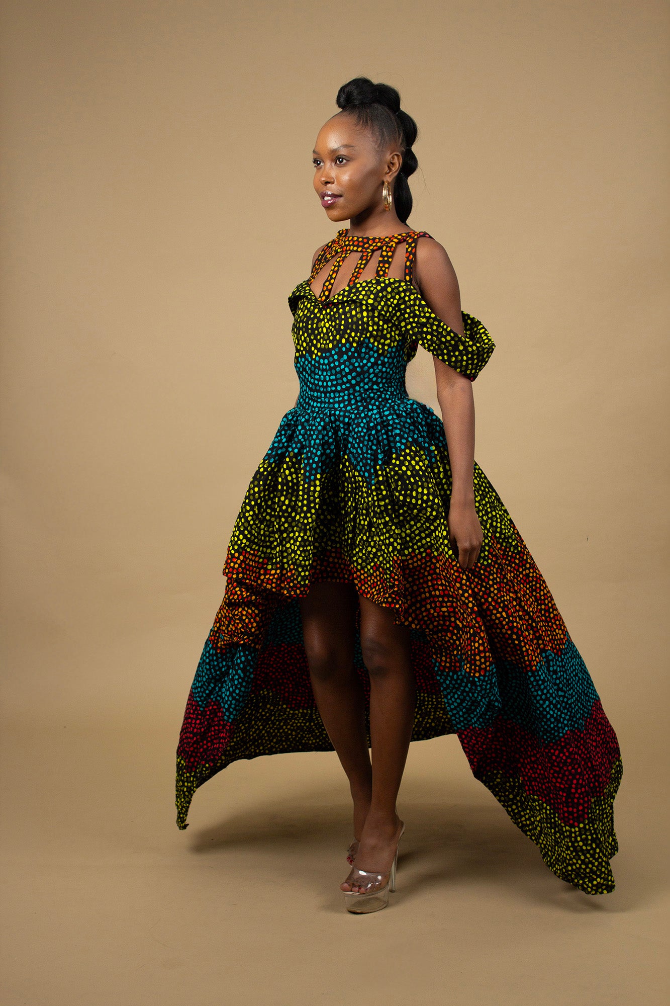 Kai High Low Maxi Dress