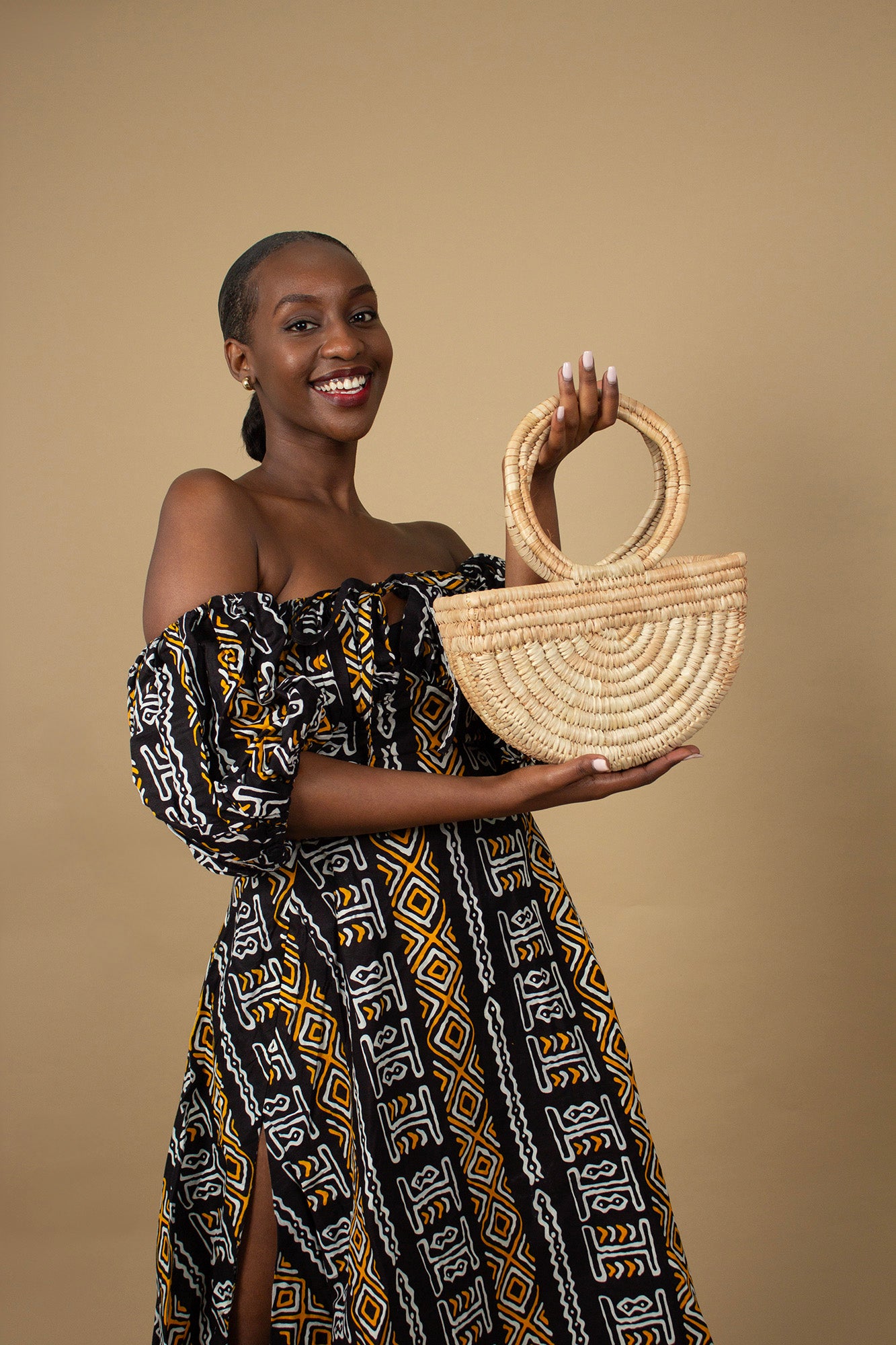 Kami Raffia Woven Bag