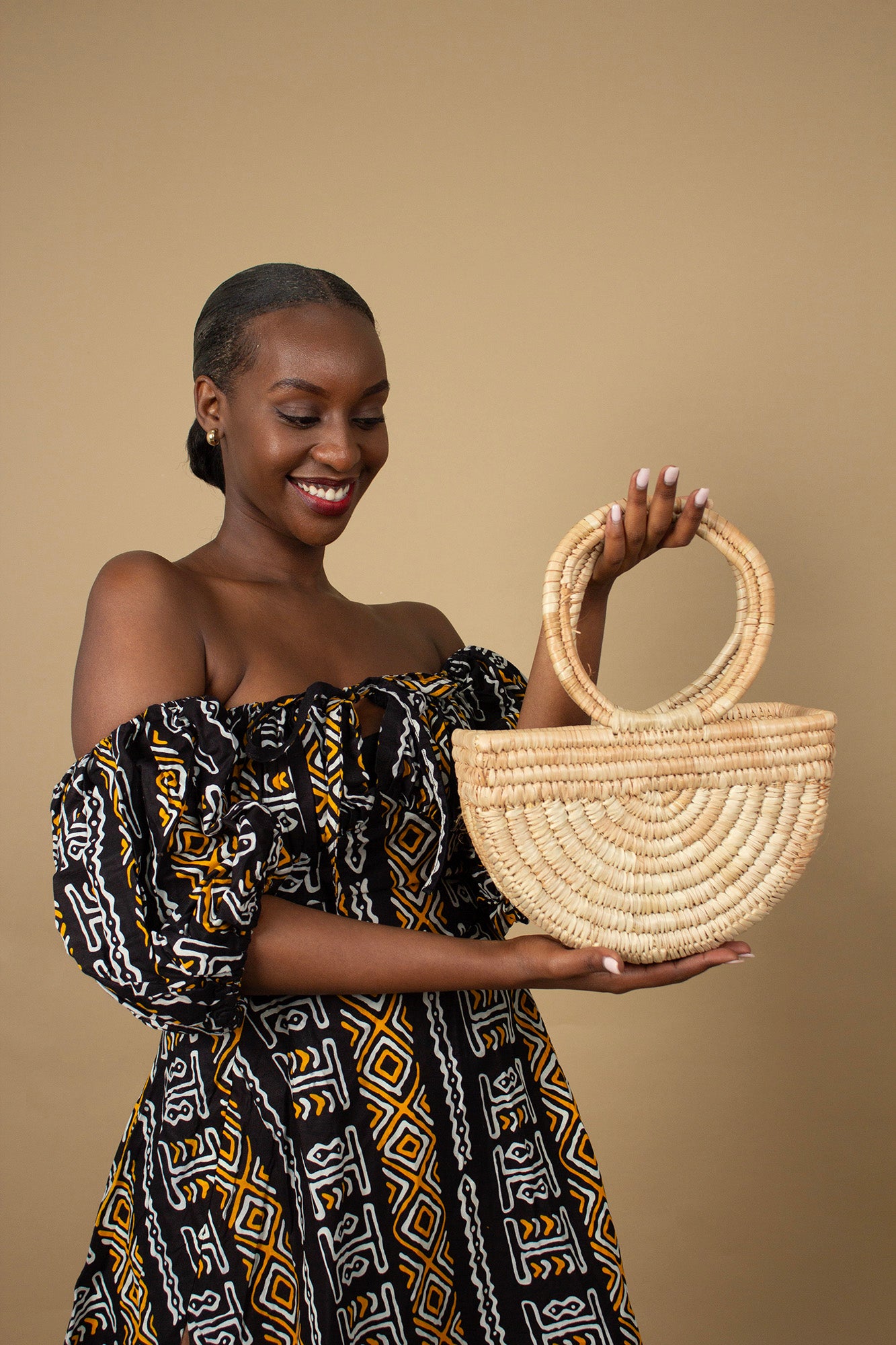 Kami Raffia Woven Bag