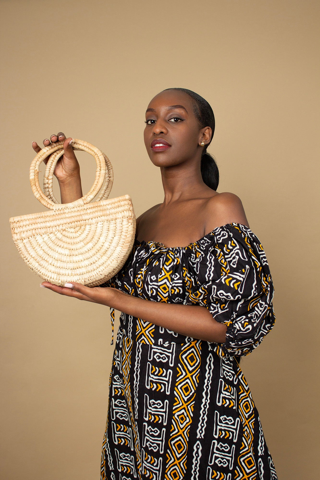 Kami Raffia Woven Bag