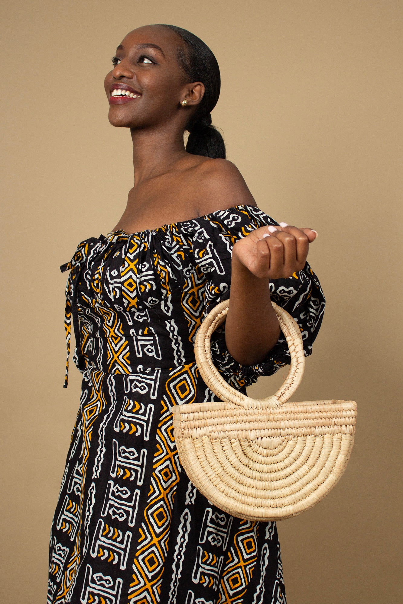 Kami Raffia Woven Bag