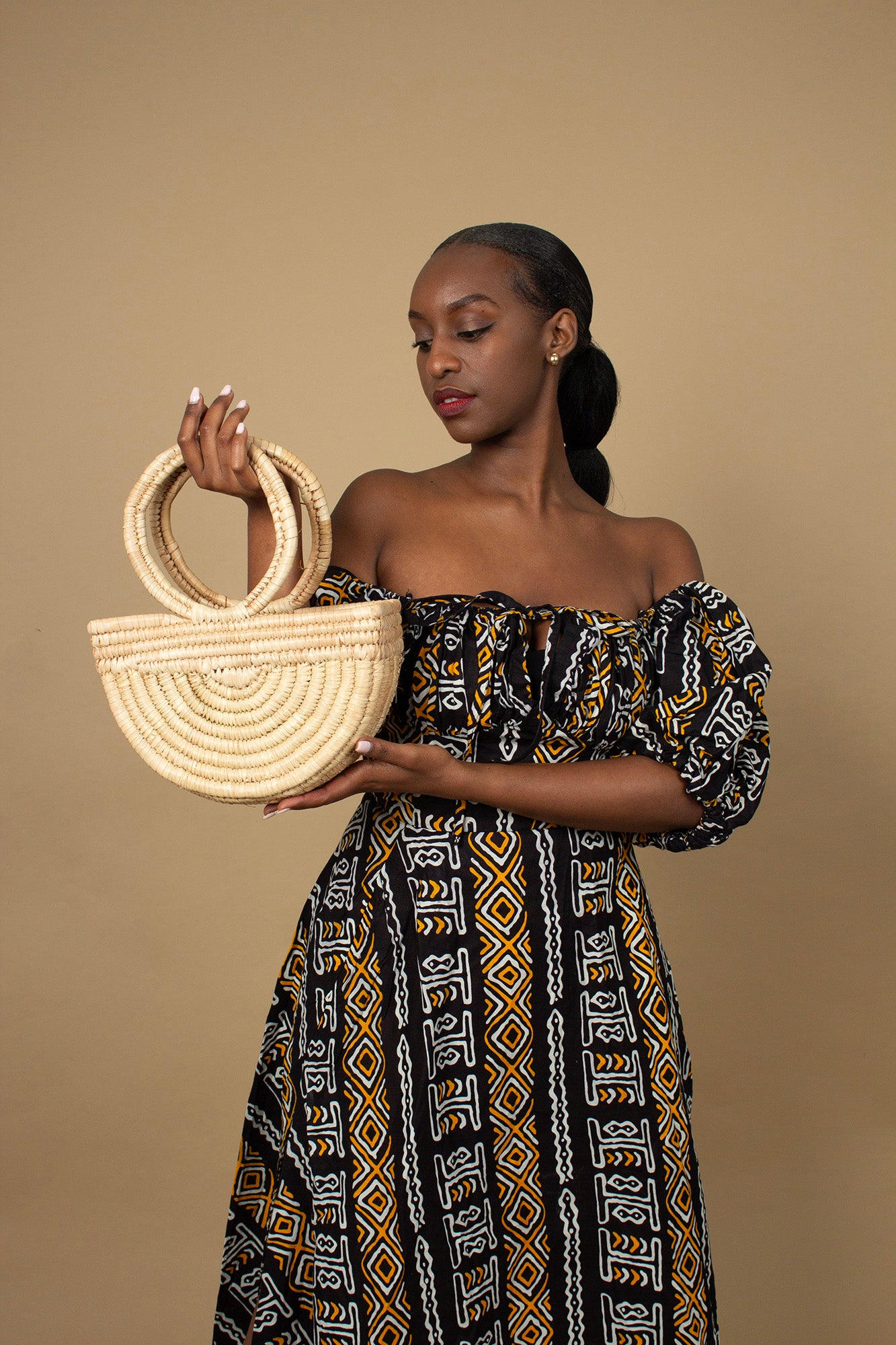 Kami Raffia Woven Bag