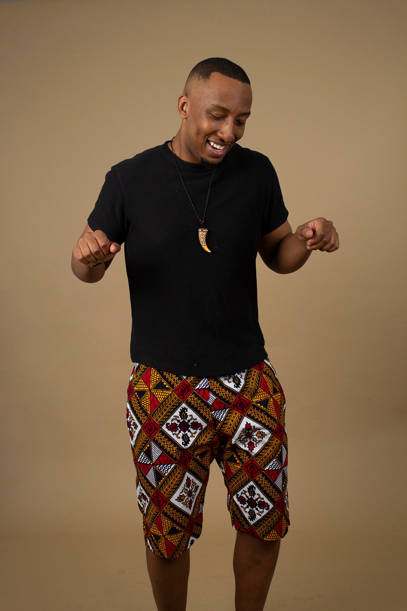Teju African Print Ankara Shorts