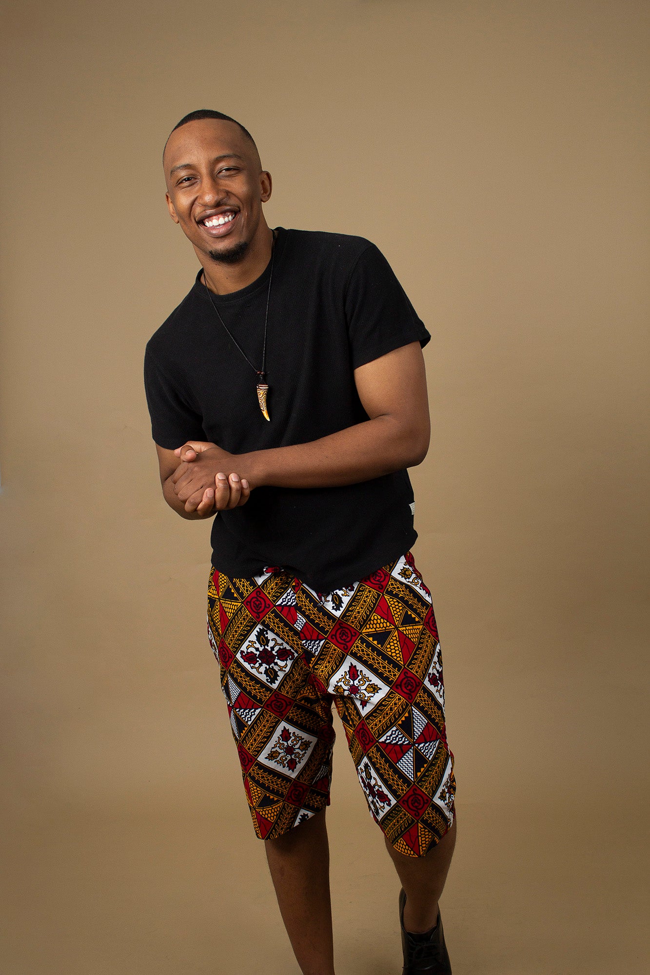 Teju African Print Ankara Shorts