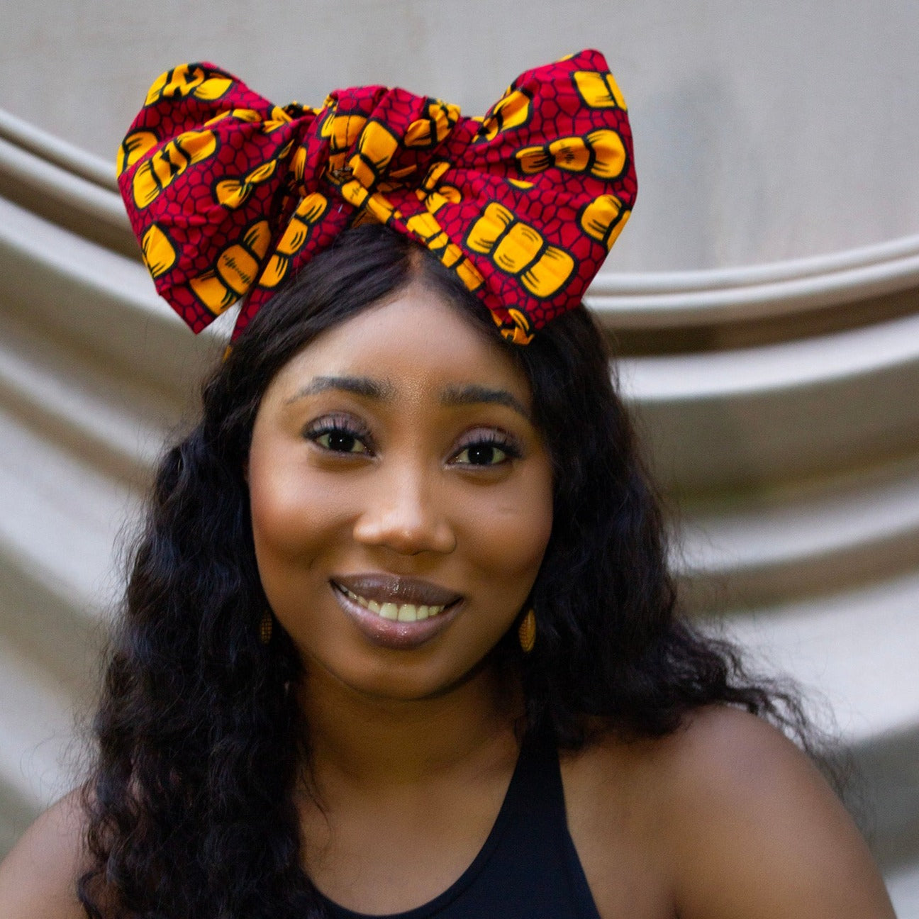 Bow African Print Ankara Head Wrap