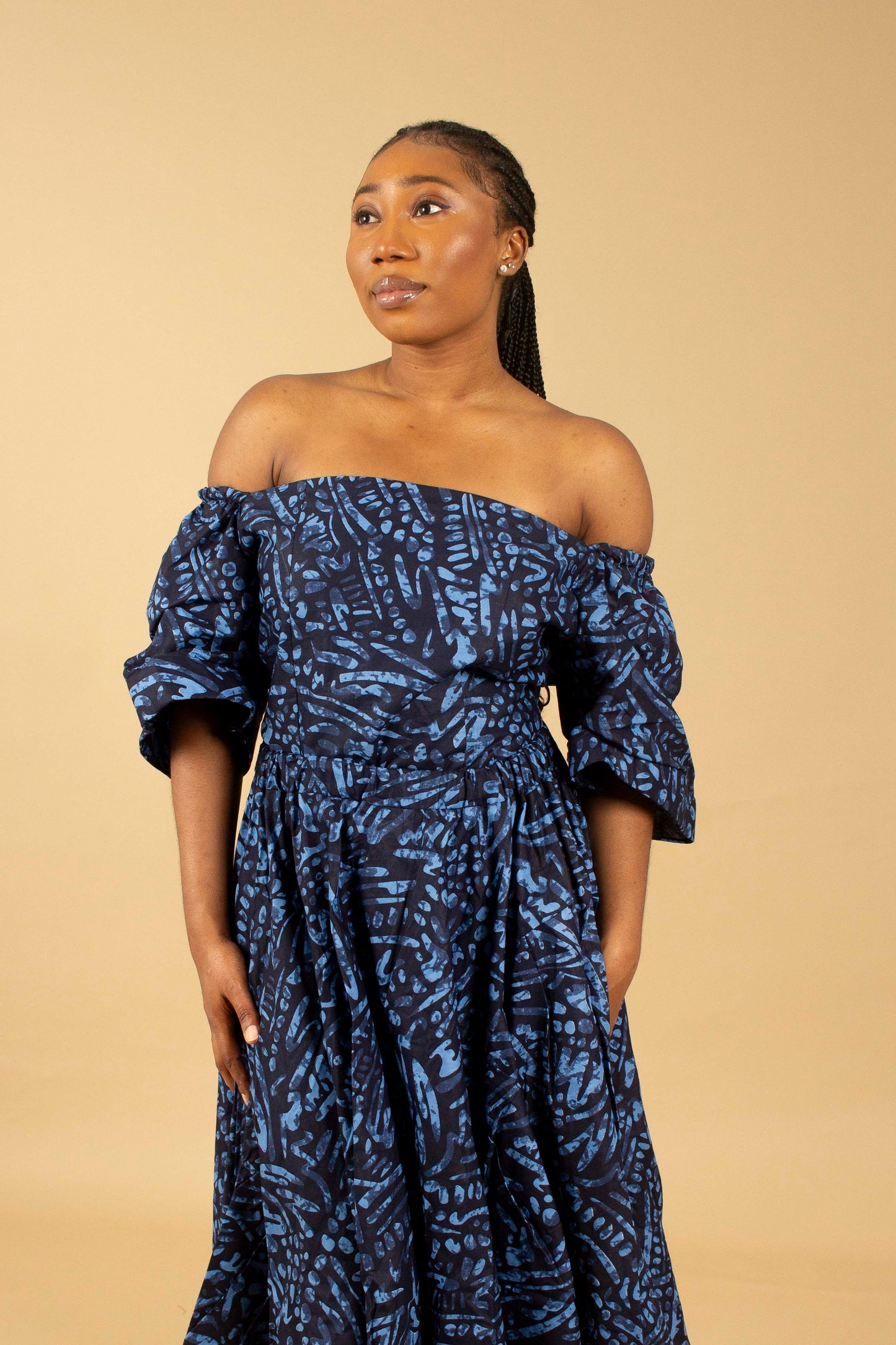 Ashe African Print Skirt Set