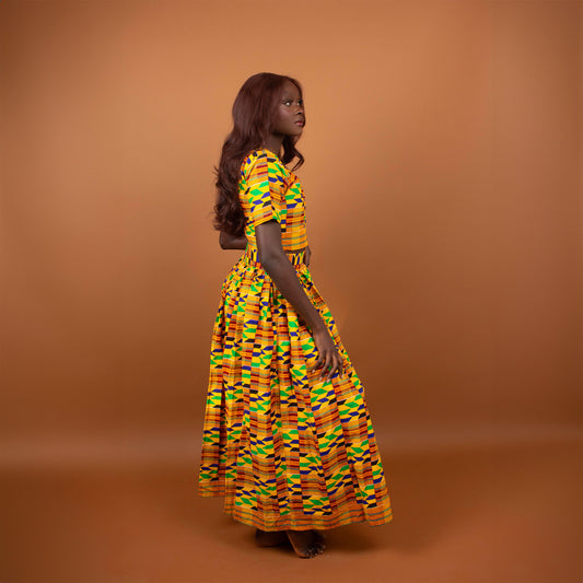 Kente Maxi Skirt