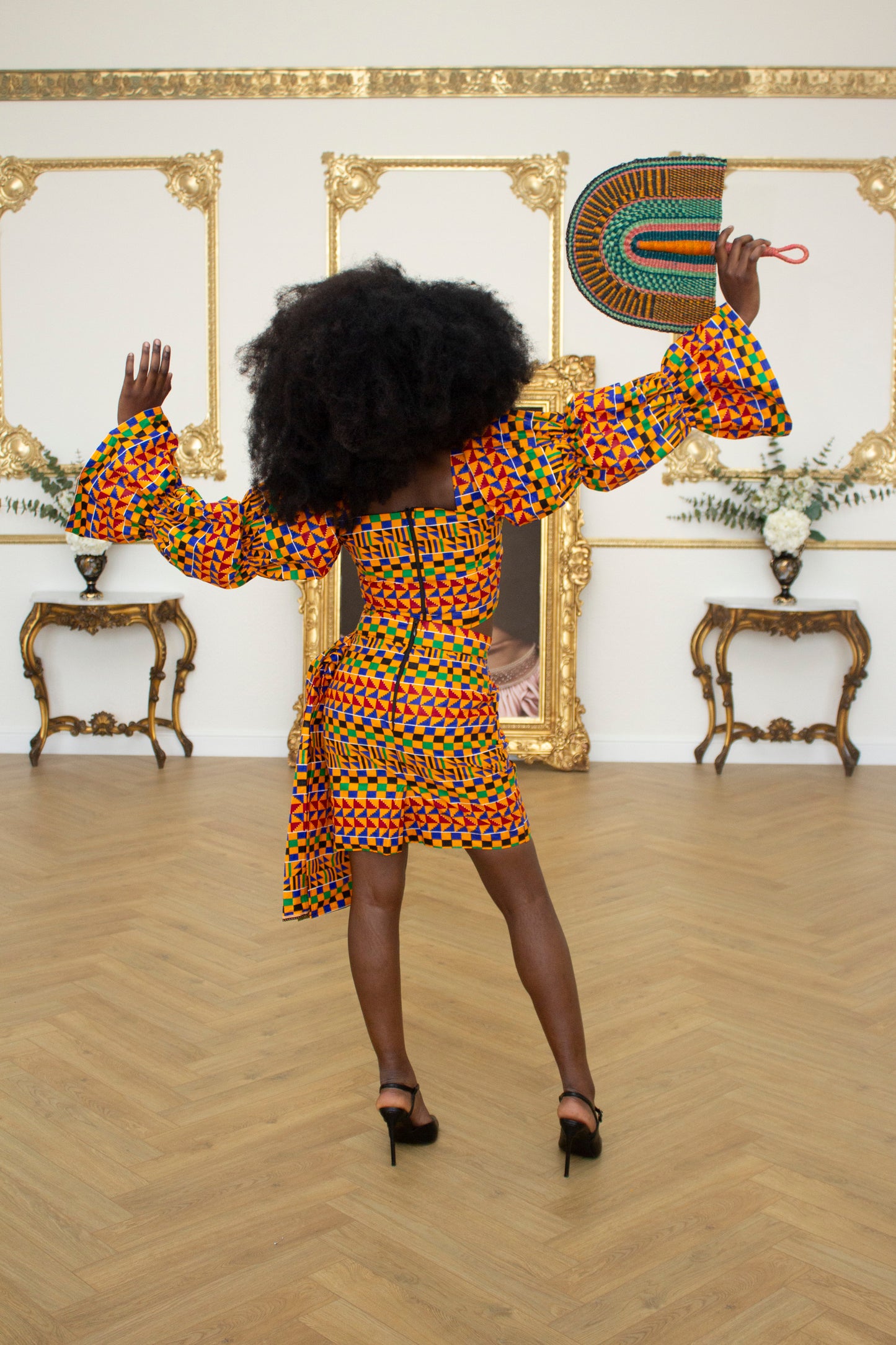 Afia Kente Crop Top