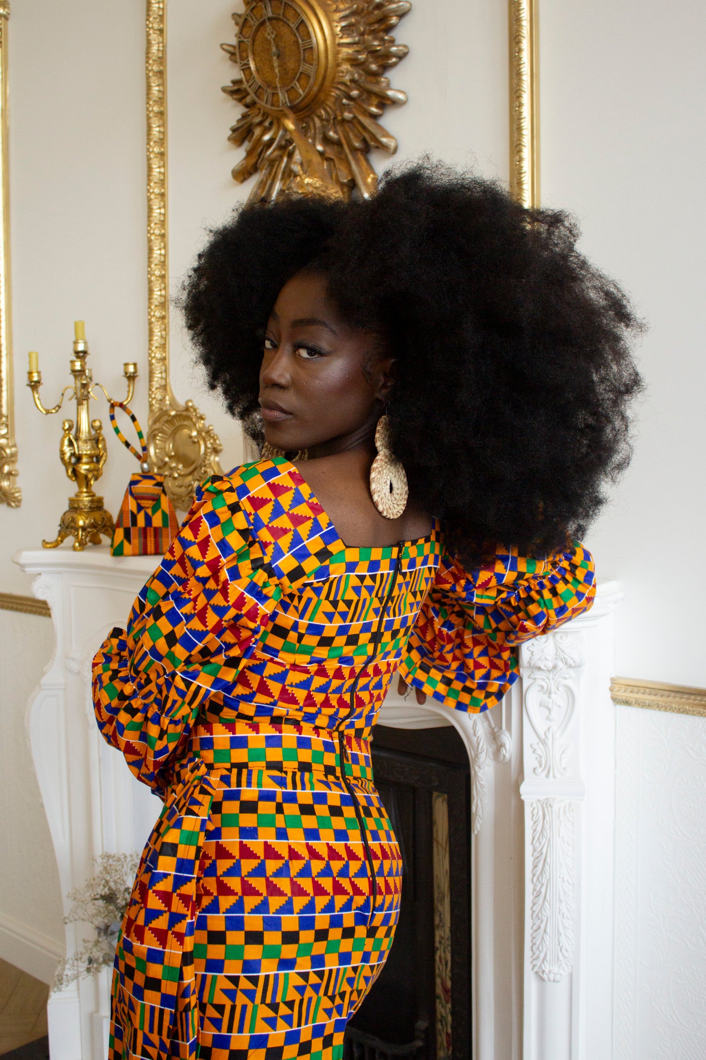 Afia Kente Crop Top